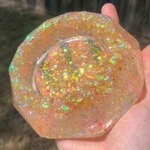 Hand Made Resin Tray or Ashtray